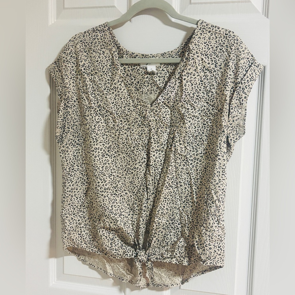 Leopard Print Women's Top by Japna NWOT
